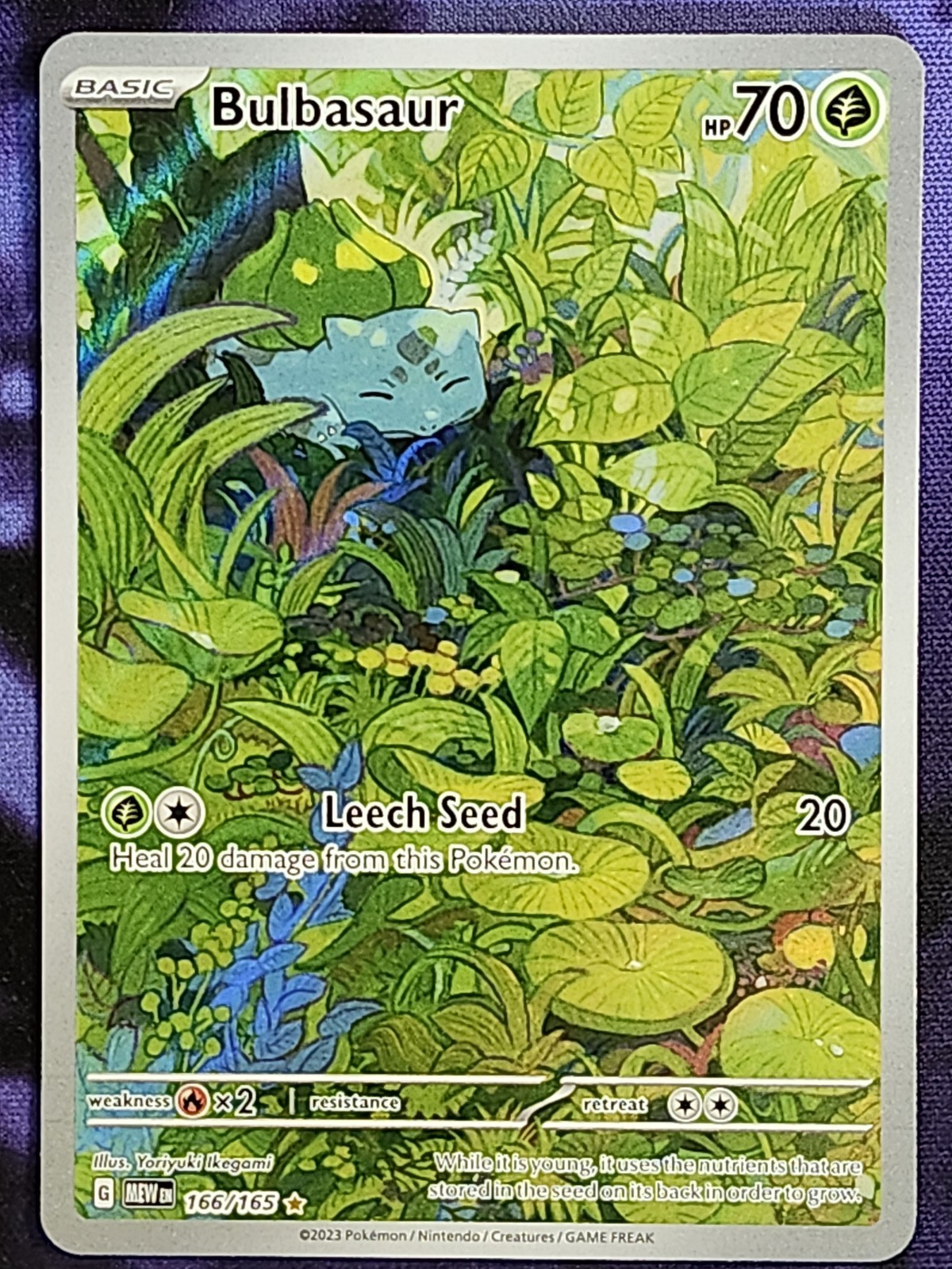 Pokemon 151 Bulbasaur 166/165 MEW Pokemon 151 Bulbasaur 166/165 MEW