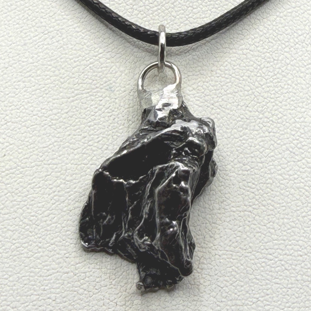 Campo del Cielo Meteorite Pendant, Astronomy Gift, Space Gift, COA, 12.33 grams