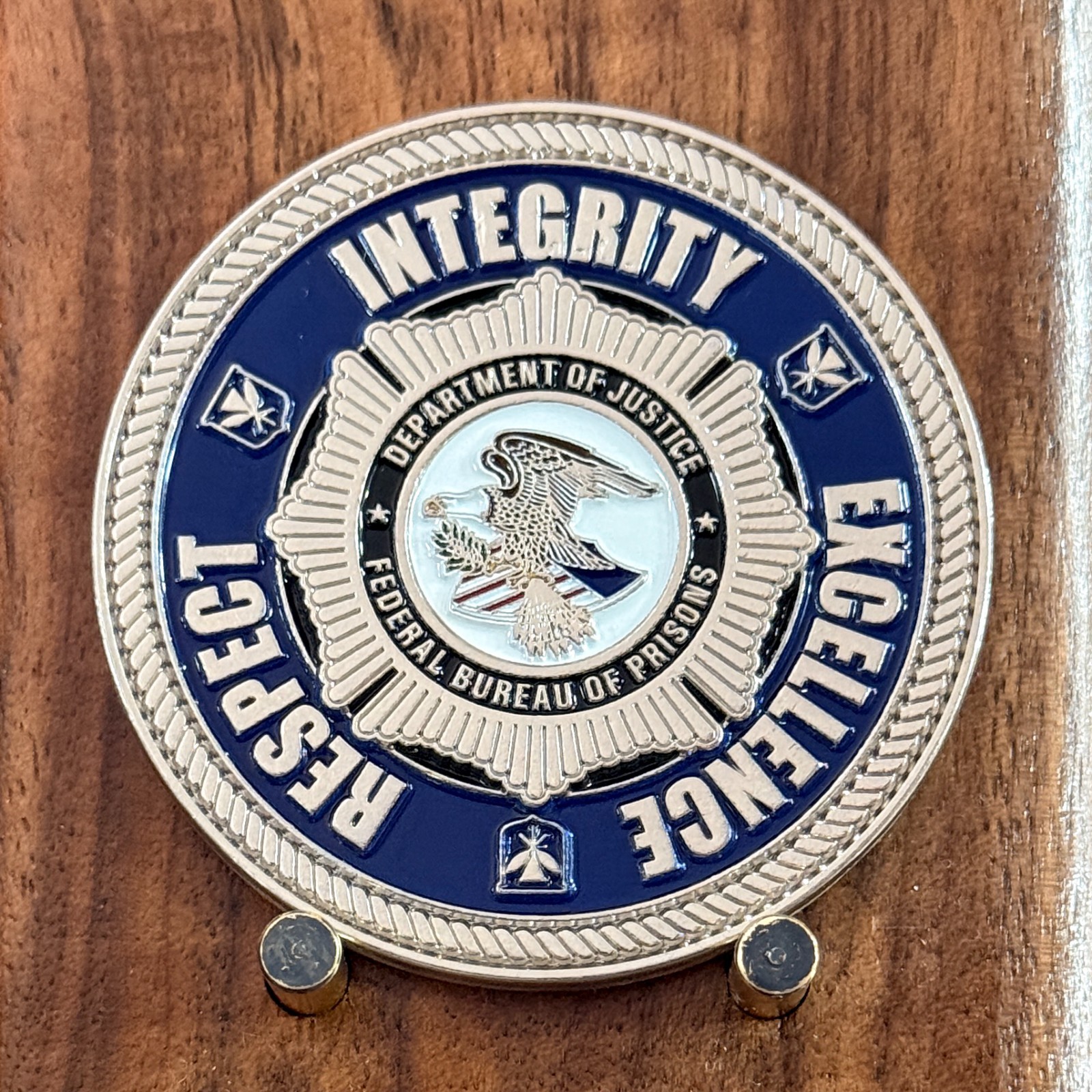 Federal Bureau of Prisons FDC Honolulu Double Sided Challenge Coin  W#33