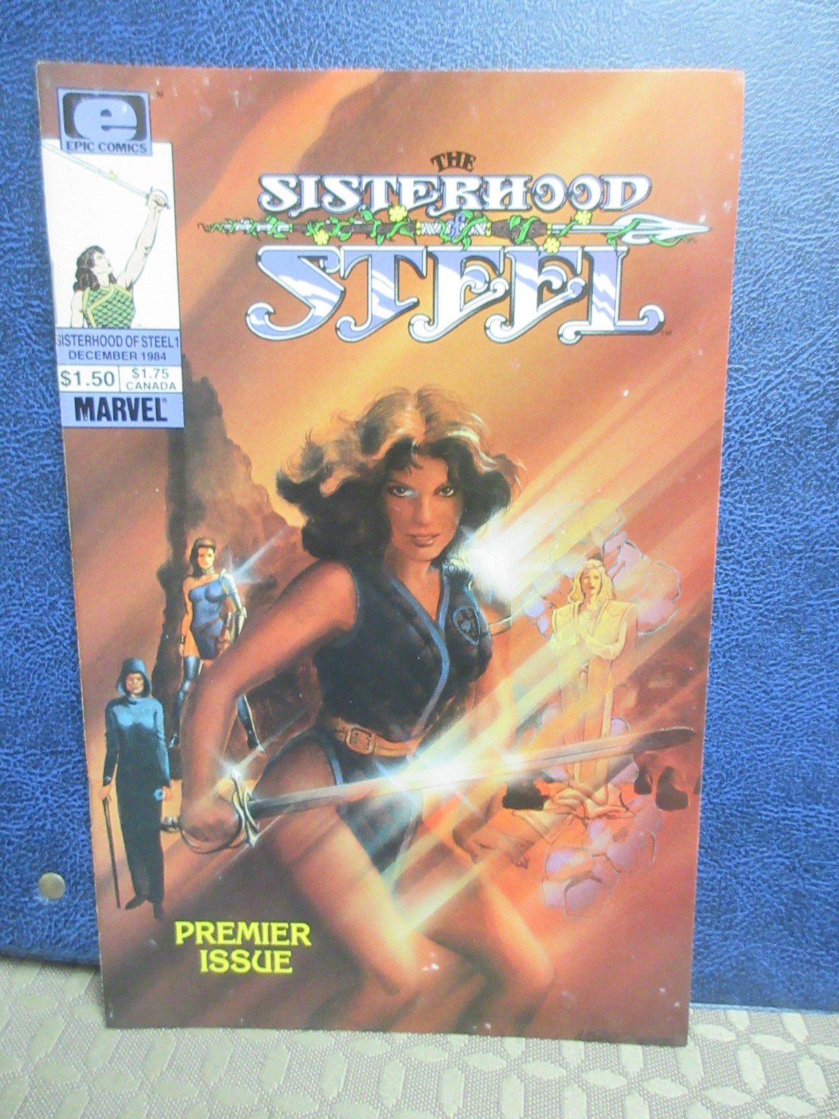 THE SISTERHOOD OF STEEL---PREMIER ISSUE (December 1984) (Marvel Comics) THE SISTERHOOD OF STEEL---PREMIER ISSUE (December 1984) (Marvel Comics)