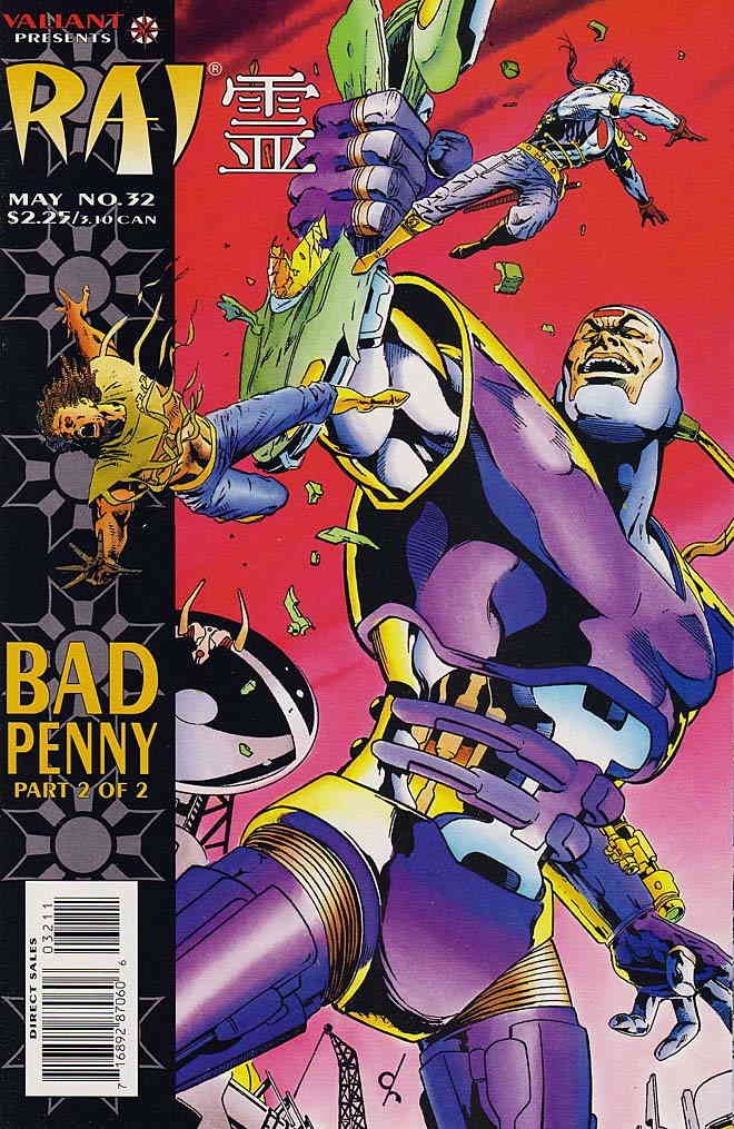 Rai #32 VF/NM; Valiant | Penultimate Issue - w/Bag+Board Rai #32 VF/NM; Valiant | Penultimate Issue - w/Bag+Board