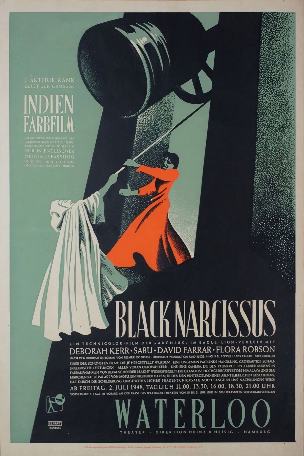 Black Narcissus Movie Poster 🎥 1948 Premium Art Print 16x24”