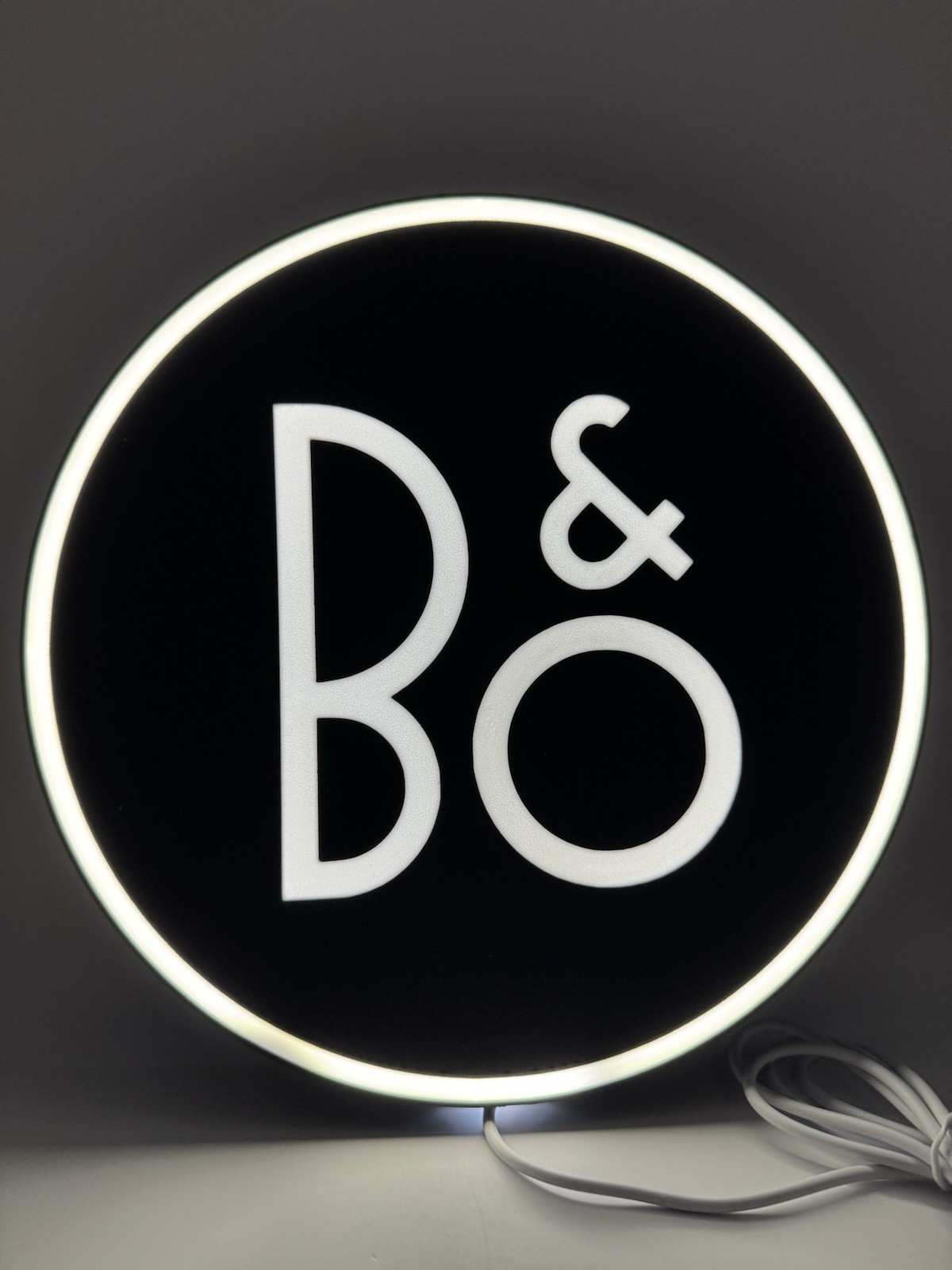 Bang And Olufsen B&O Stereo Vintage Audio Light Up LED Neon Sign