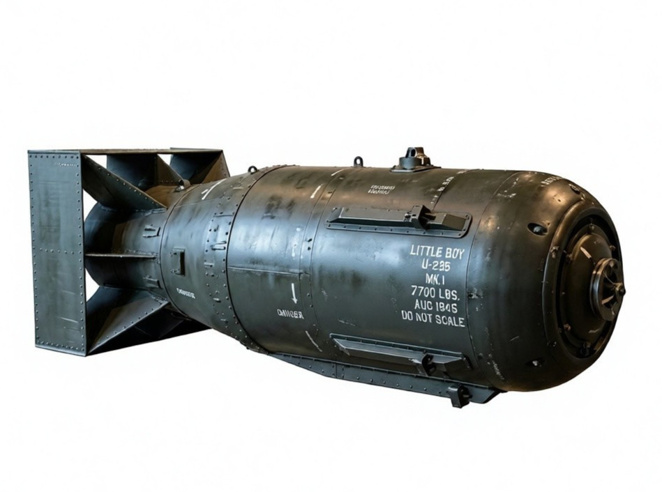 1/13 Resin Little Boy Atom Bomb Model 3D Printed Quality- WWII US Military 1945 1/13 Resin Little Boy Atom Bomb Model 3D Printed Quality- WWII US Military 1945