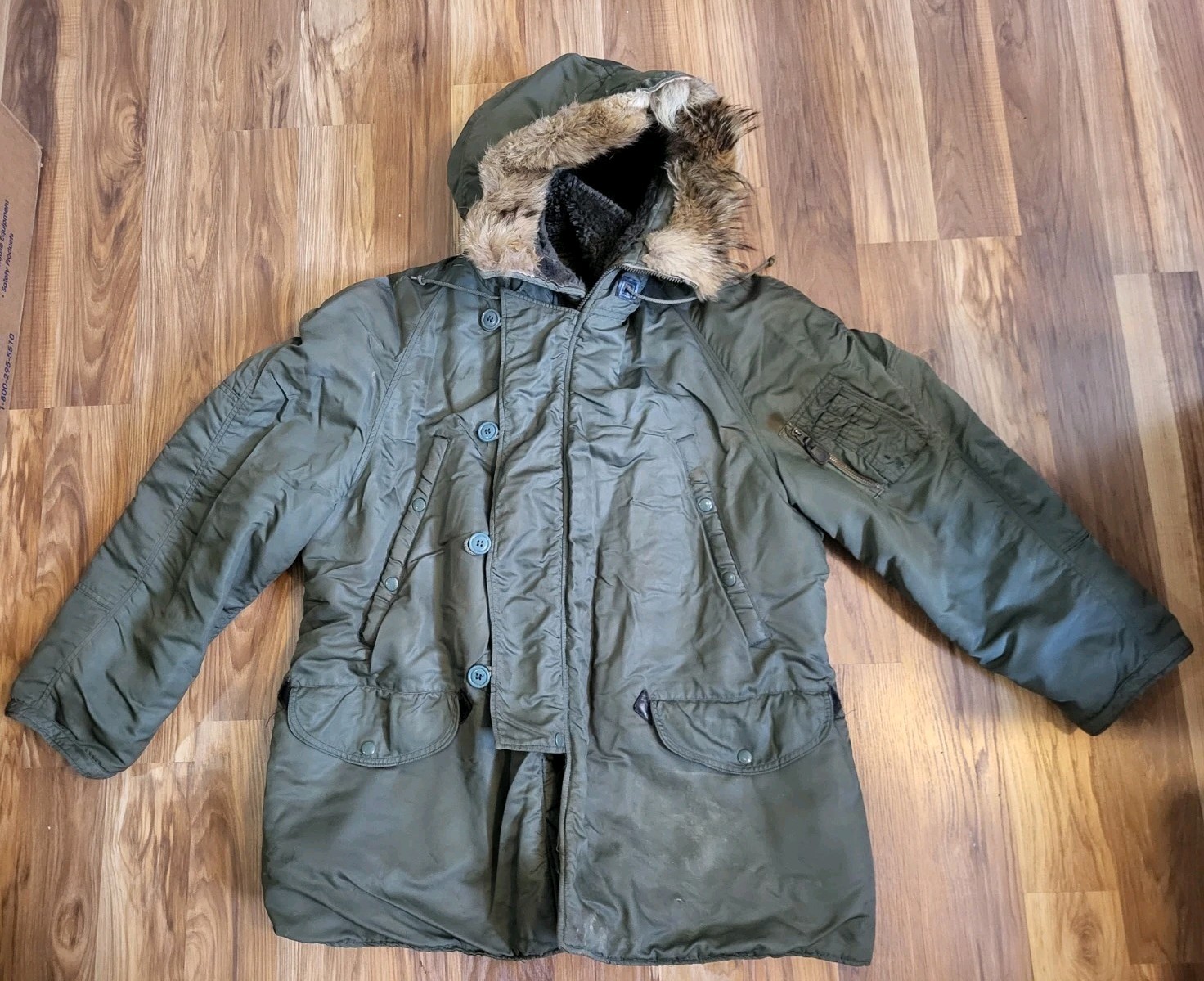 Vintage Military N-3B N3B Cold Weather 50s 60s USAF Parka Jacket Conmar Zipper Vintage Military N-3B N3B Cold Weather 50s 60s USAF Parka Jacket Conmar Zipper