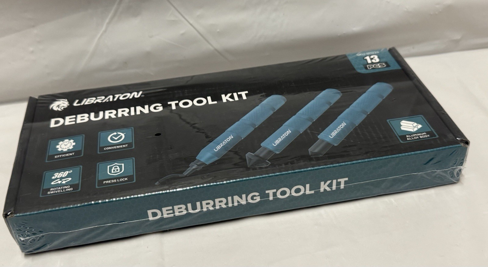 Libraton Deburring Tool Kit, 13 Pieces New In Seal Box.