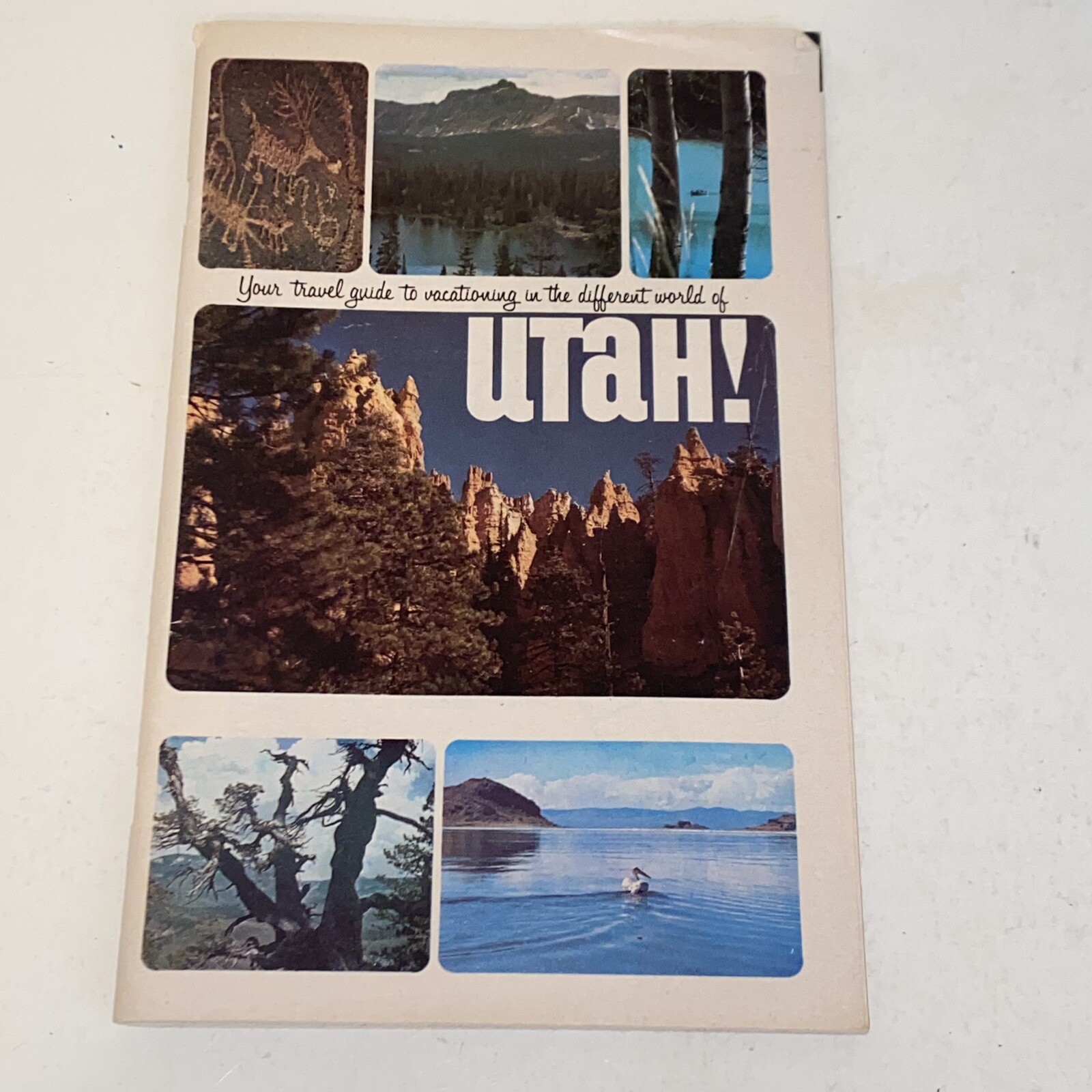 Vintage 1968 Utah Tourist Travel Vacation Guide Map Brochure Booklet