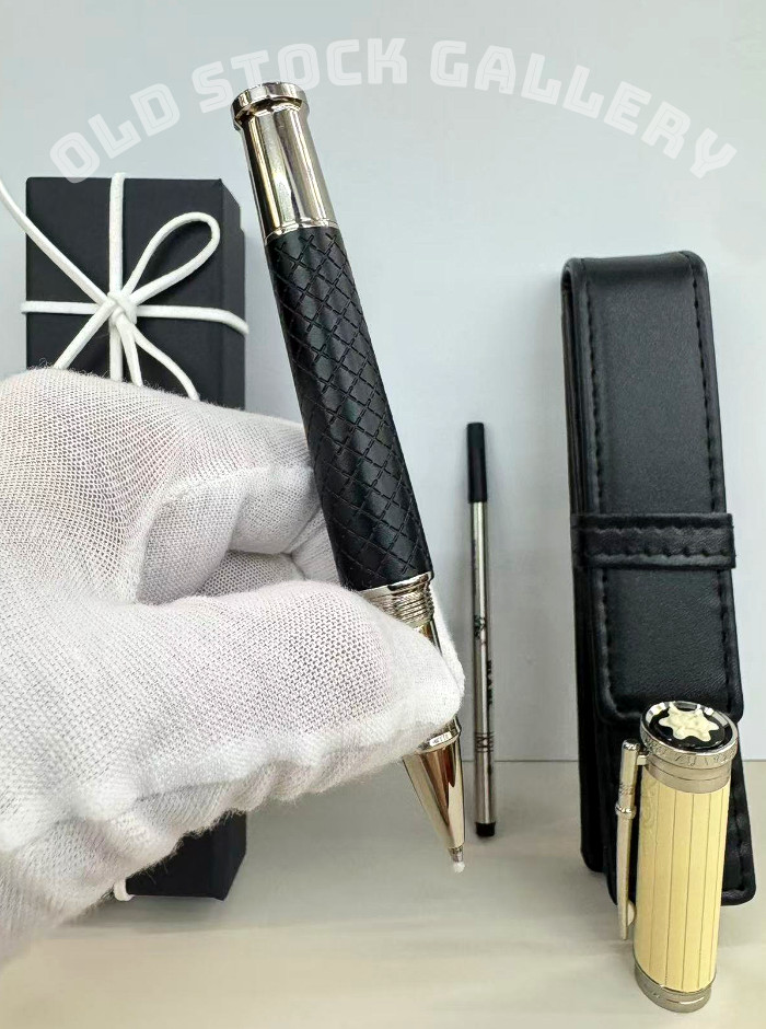 MONTBLANC Writers Edition Robert Louis Stevenson Black Rollerball Pen Fast Auc