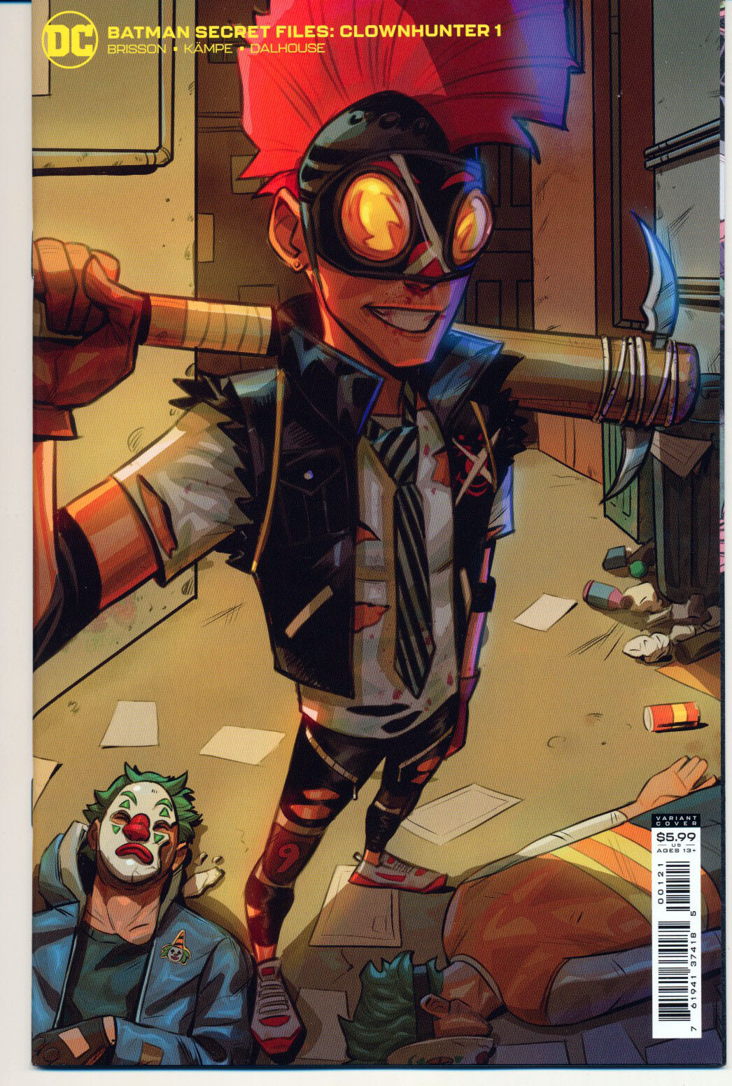 Batman Secret Files Clownhunter #1 B Kofi Ofosu Variant 1st Print NM/NM+ DC 2021 Batman Secret Files Clownhunter #1 B Kofi Ofosu Variant 1st Print NM/NM+ DC 2021