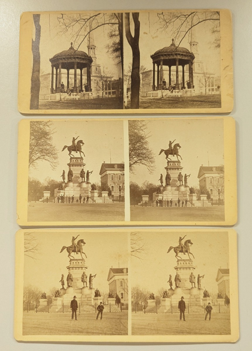 (3) Richmond Virginia Stereoview Photographs D.H. Anderson