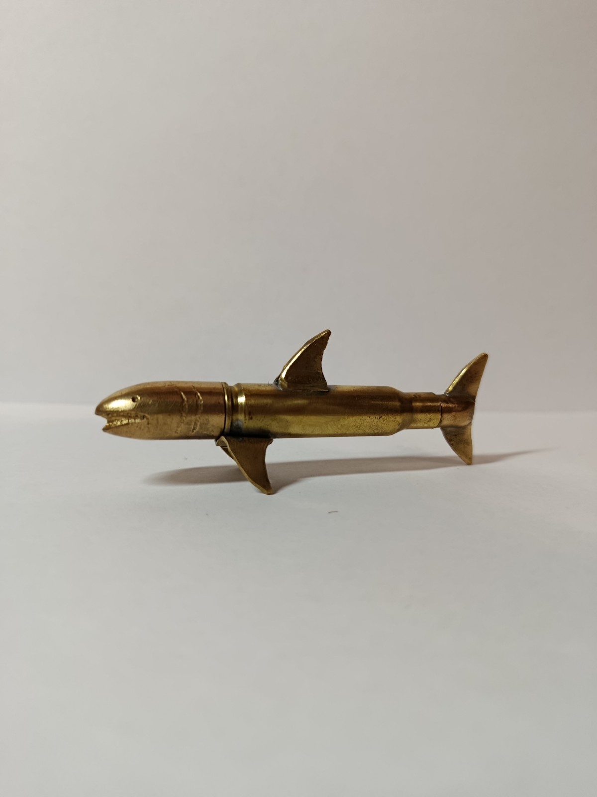 Handmade Bronze Table Lighter ,  Petrol Lighter Military Vintage Style.