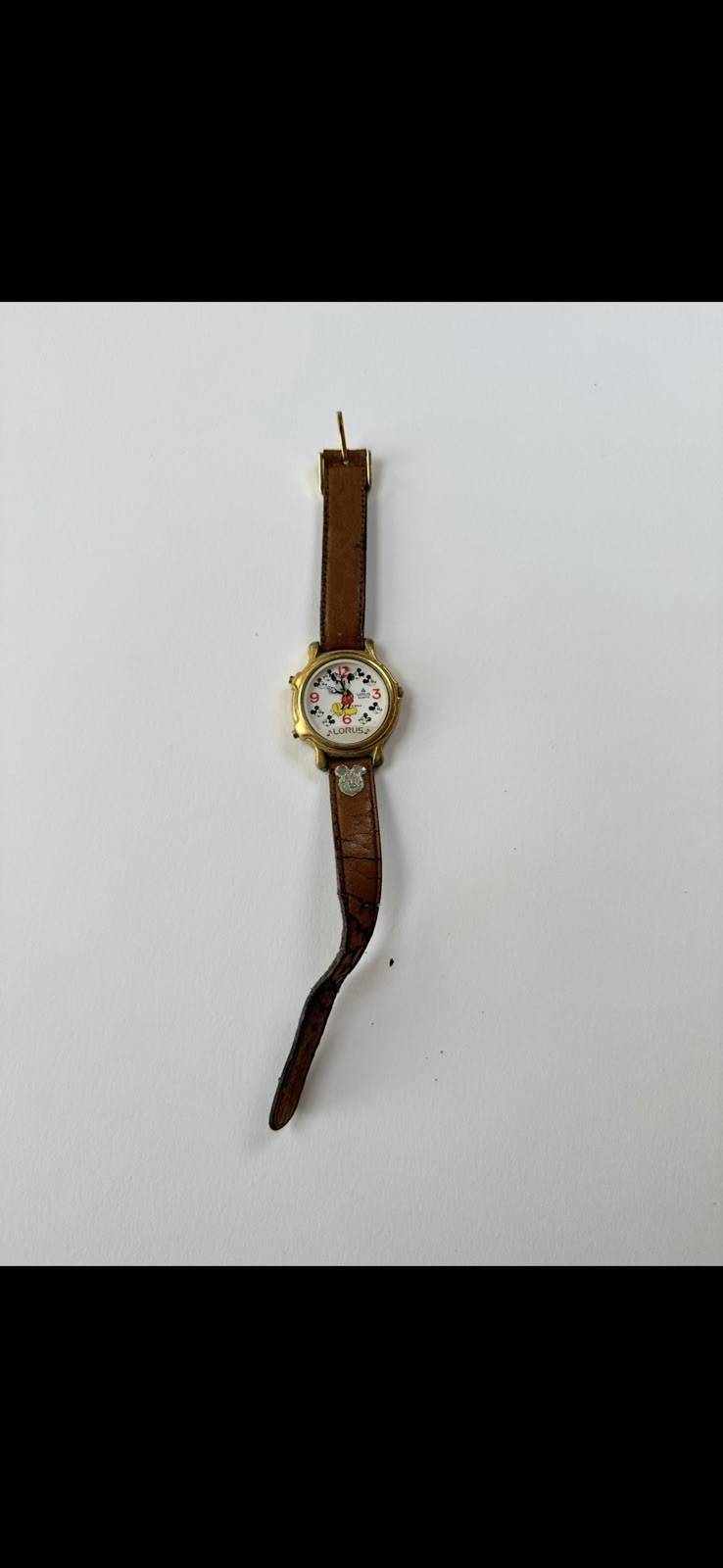 Vintage Lorus Disney Mickey Mouse Watch Dead And Untested