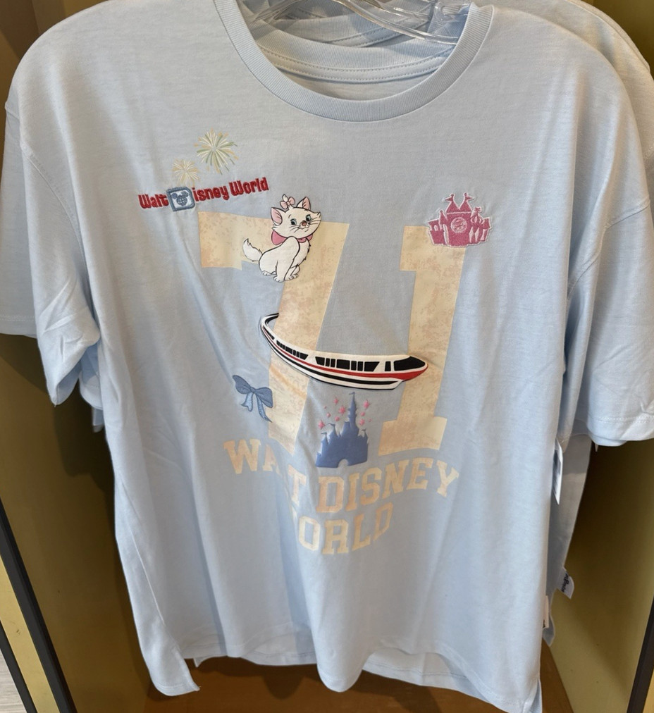 Disney Parks 2026 WDW Monorail Marie Castle T Shirt Size XL New