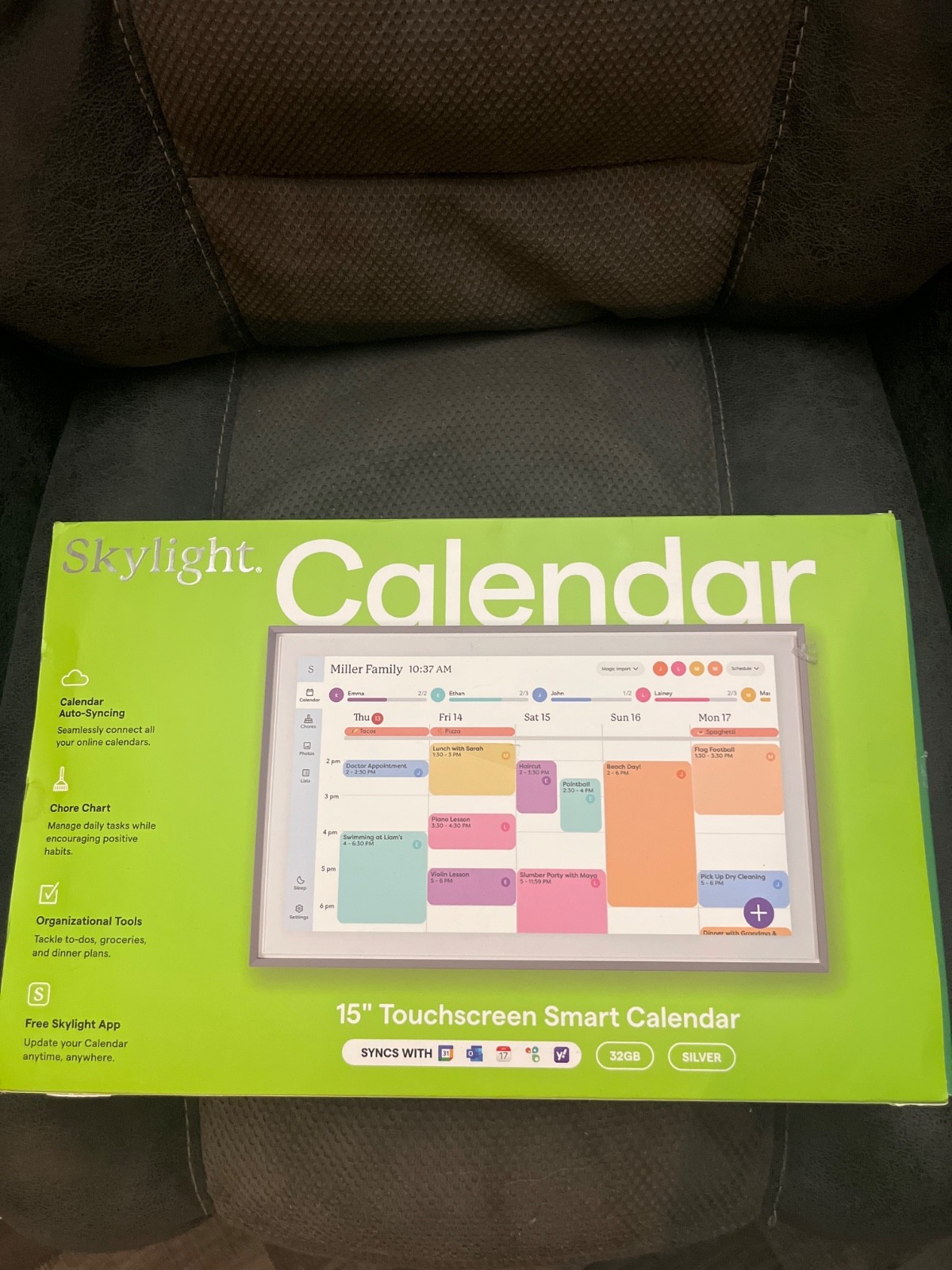 Skylight Calendar: 15 Inch Digital Calendar & Chore Chart, Smart Touchscreen Skylight Calendar: 15 Inch Digital Calendar & Chore Chart, Smart Touchscreen