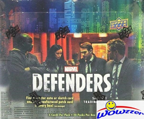 2018 Upper Deck Marvel The Defenders HUGE Sealed HOBBY Box-2 AUTO/SKETCH/PATCH 