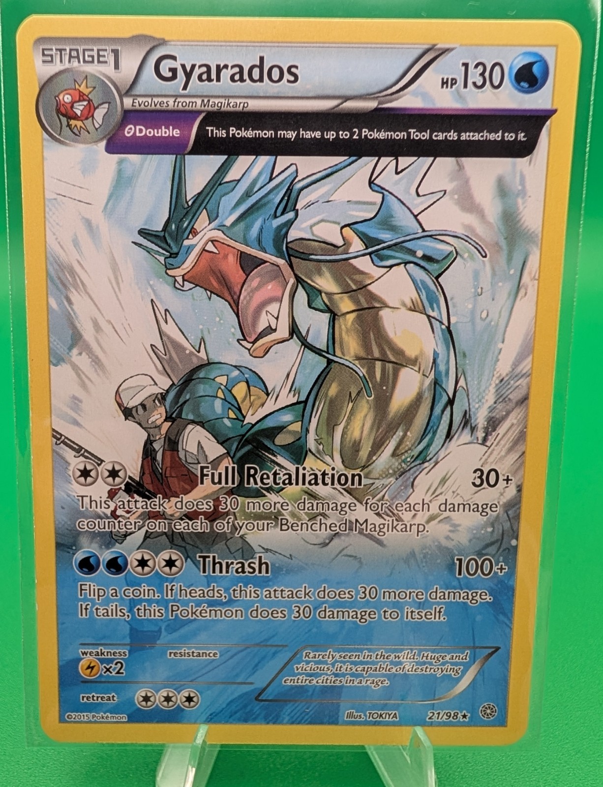Pokemon Gyarados 21/98 021/098 - Deck Exclusive - Ancient Origins - Regular - NM Pokemon Gyarados 21/98 021/098 - Deck Exclusive - Ancient Origins - Regular - NM