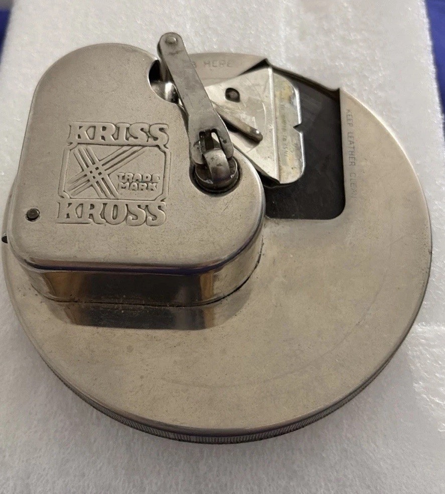 vintage 1920’s Kriss Kross razor blade sharpener vintage 1920’s Kriss Kross razor blade sharpener