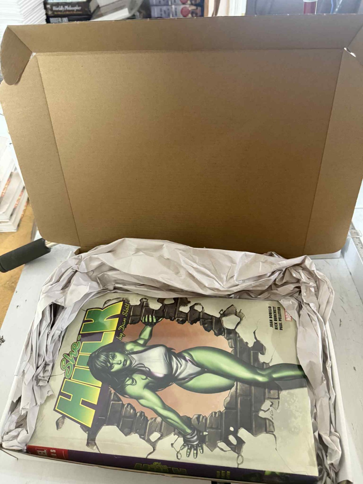 Sent in BOX  