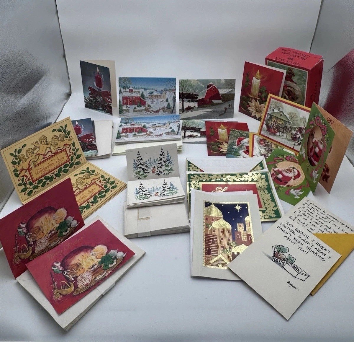 70+ LOT ASSORTED 1930’s-70s (unused) VINTAGE CHRISTMAS GREETING CARDS W/ENVELOPE 70+ LOT ASSORTED 1930’s-70s (unused) VINTAGE CHRISTMAS GREETING CARDS W/ENVELOPE