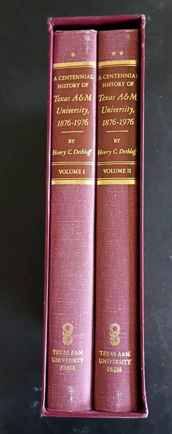 A Centennial History of Texas A&M University 1876-1976 2 Vol HC Set w/Slipcase