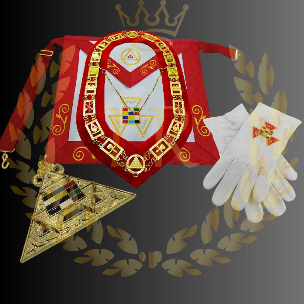 Masonic Royal Arch past High Priest Embroidered Premium Quality ceremony Package Masonic Royal Arch past High Priest Embroidered Premium Quality ceremony Package