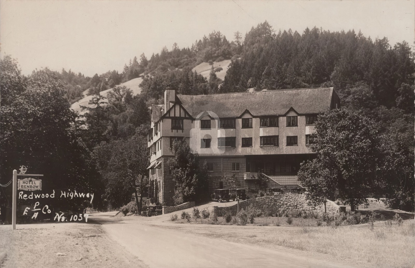 Benbow CA California Inn On Redwood Highway 1936 RPPC Photo Postcard Copy Benbow CA California Inn On Redwood Highway 1936 RPPC Photo Postcard Copy