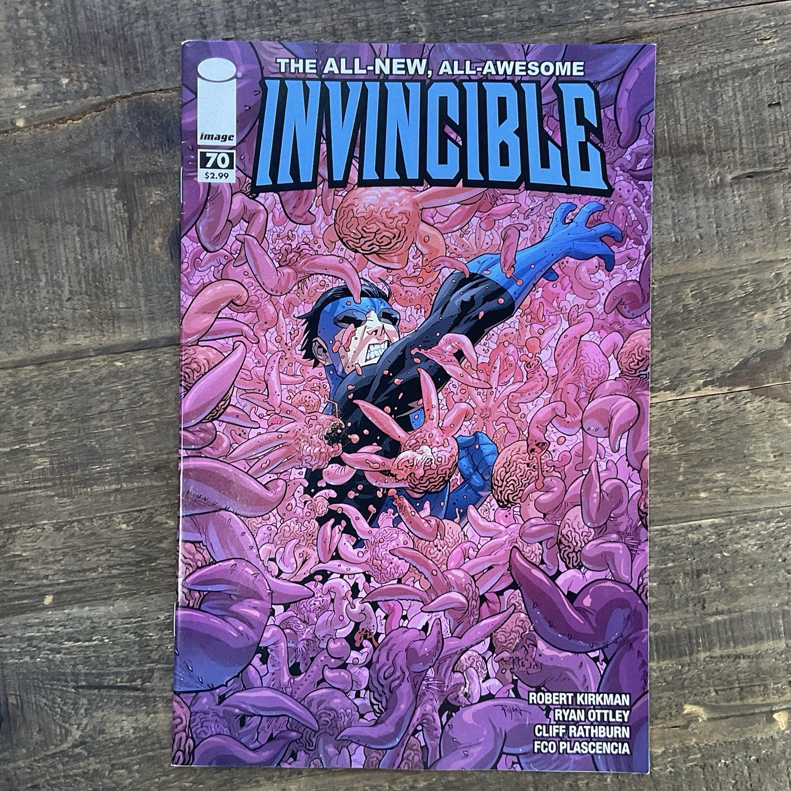 Invincible #70 2010 Image Comics Robert Kirkman Ryan Ottley Sequid Battle VG