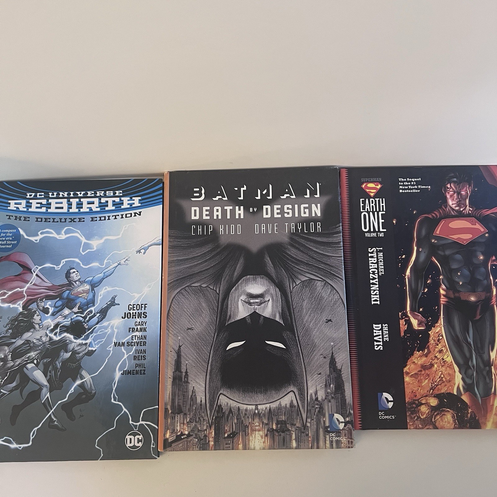 Thee Hardback Comic Bundle Superman Earth 1 Batman Death By Design And More