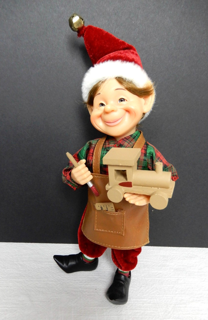 Celebrate It Christmas Treasures Darling Elves Santa Workshop Elf Painter Artist Celebrate It Christmas Treasures Darling Elves Santa Workshop Elf Painter Artist