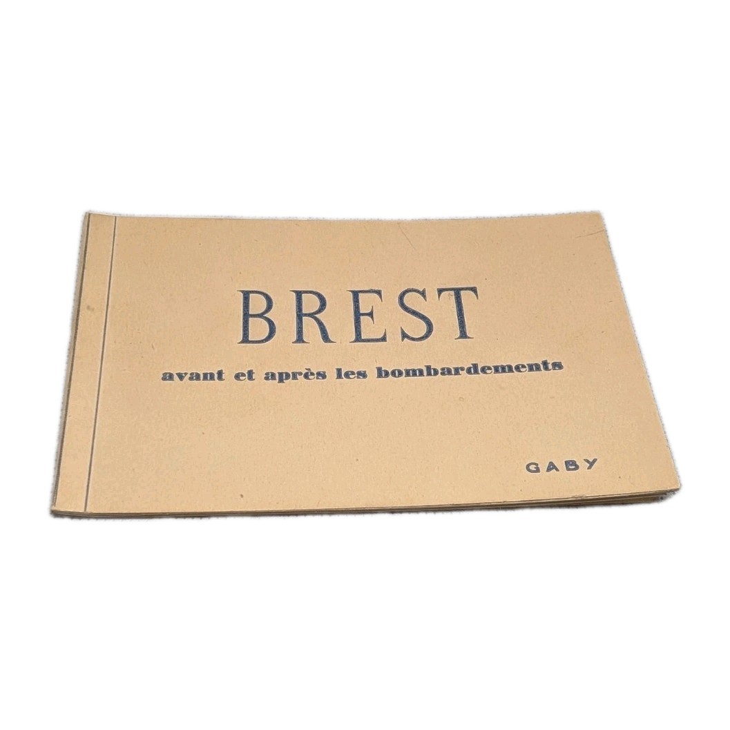 WW2 Booklet of 10 Postcards Brest France 