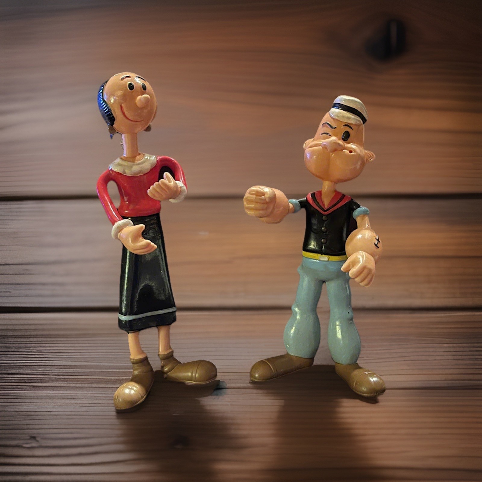 Vintage 1989 Popeye & Olive Oyl by Jesco Bendables Vintage 1989 Popeye & Olive Oyl by Jesco Bendables