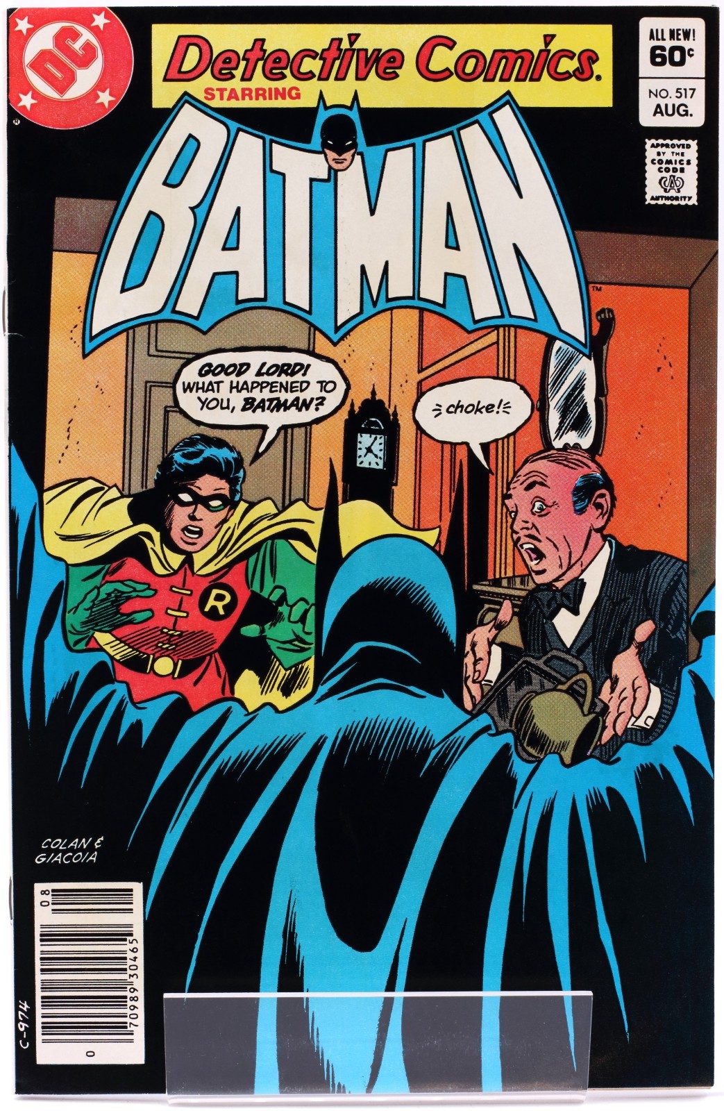 DETECTIVE COMICS #517 NEWSSTAND • [8.0] • 1982 • Gene Colan • DC • 1st Printing