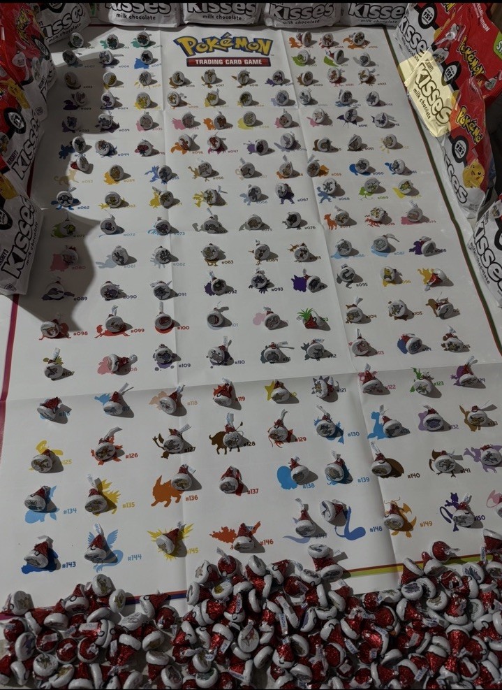 Pokemon Hershey Kiss 151 Collection Complete Set Ships Quick