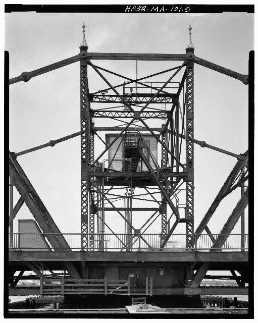 New Bedford Fairhaven MA Middle Bridge Swing Bridge 1899 Acushnet River