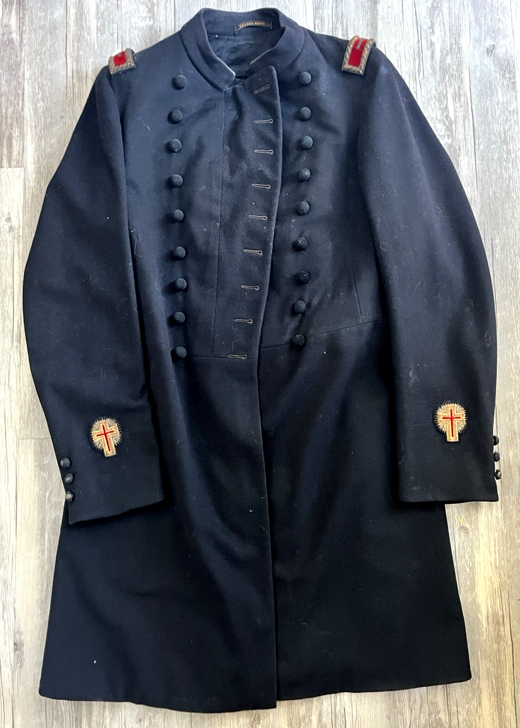 Vintage Scioto Commandery Knights Templar Ceremonial Frock Coat Masonic Uniform