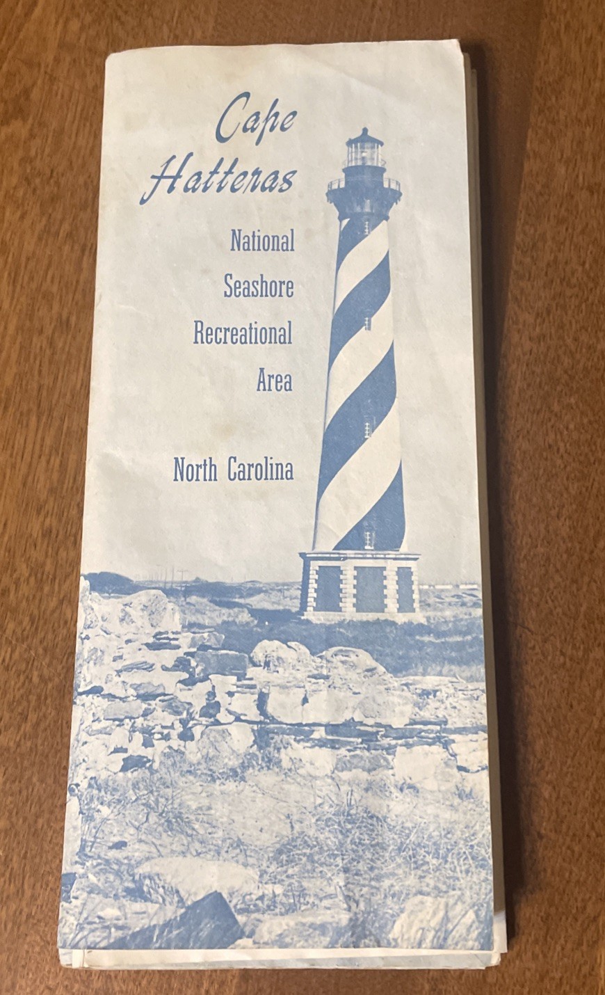 Vintage 1959 Cape Hatteras North Carolina Brochure and Map
