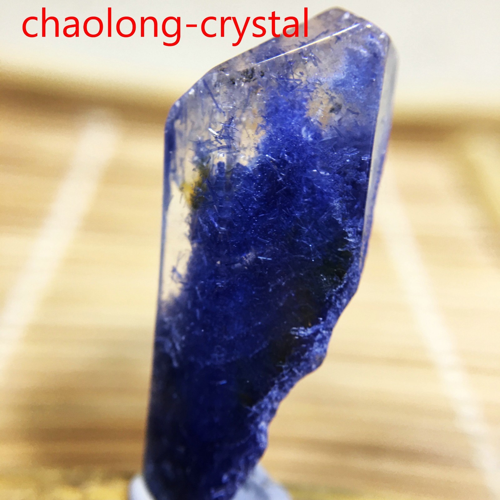 11.6Ct Very Rare NATURAL Beautiful Blue Dumortierite Quartz Crystal Specimen