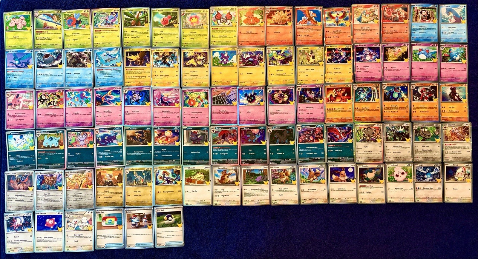 Pokemon 30th Anniversary COMPLETE HOLO SET Pokemon 30th Anniversary COMPLETE HOLO SET