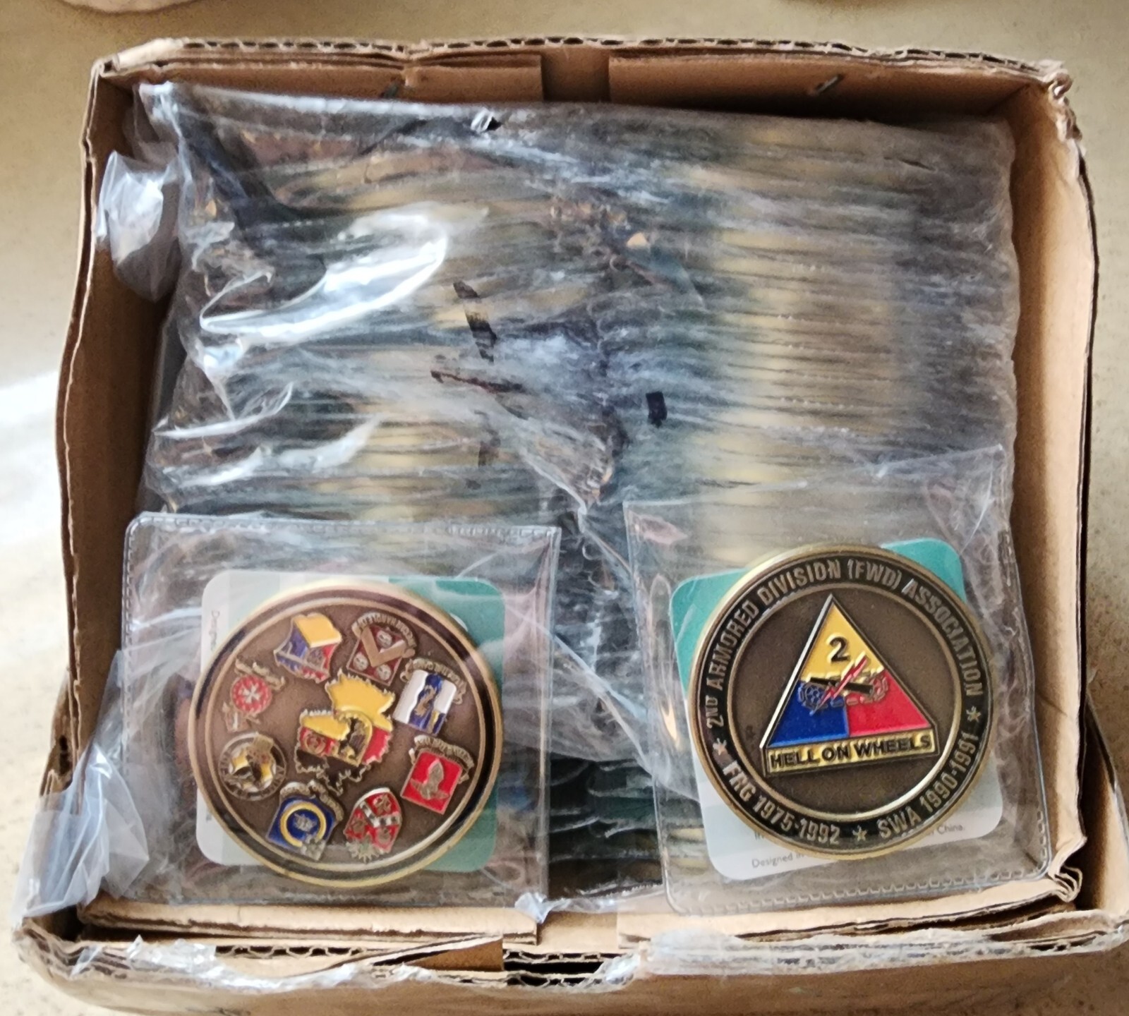 2nd Armored Division (Forward) Association Challenge Coin
