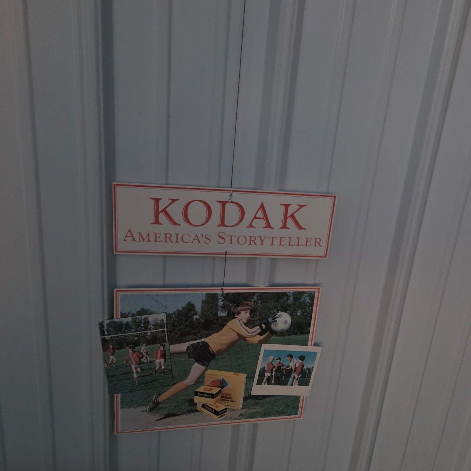 Vintage 1981 Kodak Americas Storyteller Hanging Store Mobile Display Sign Vintage 1981 Kodak Americas Storyteller Hanging Store Mobile Display Sign