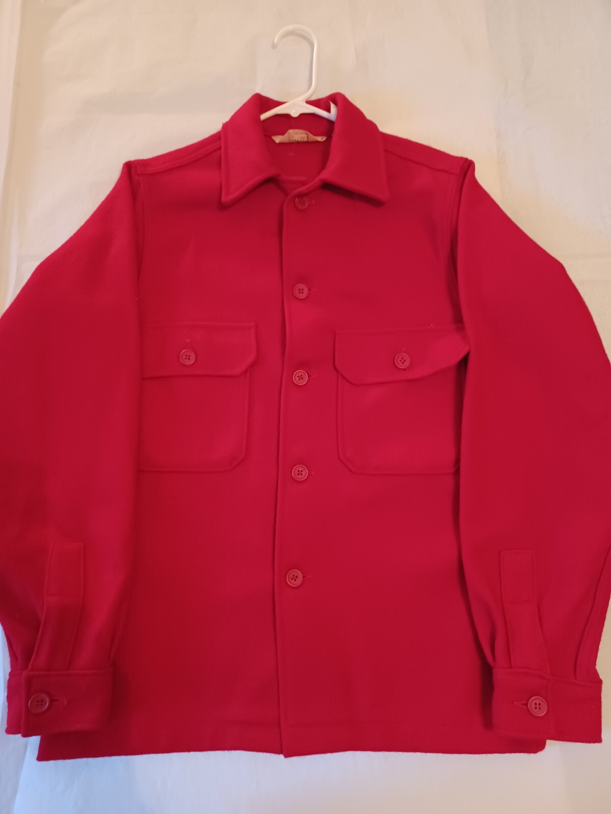 Vintage Boy Scouts of America Official BSA Red Wool Coat Shirt Jacket Size 20 Vintage Boy Scouts of America Official BSA Red Wool Coat Shirt Jacket Size 20