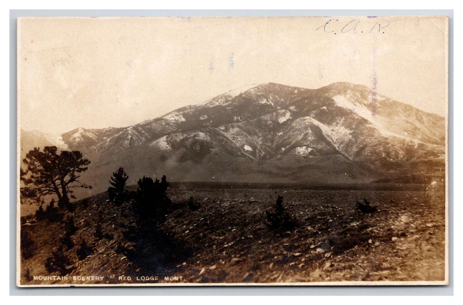 RPPC ~ Red Lodge Montana MT ~ mountain scenery