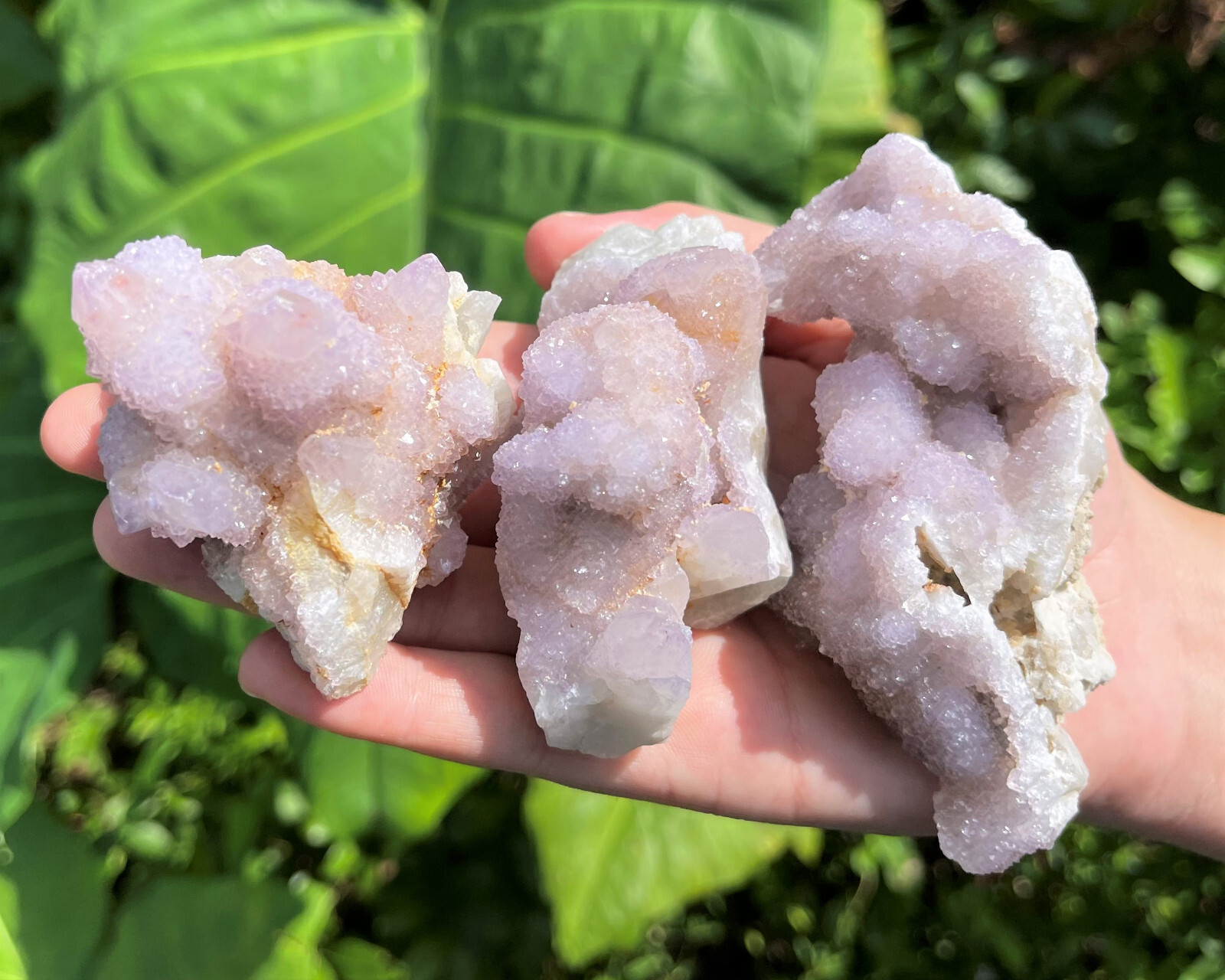 RARE Spirit Quartz Clusters & Points, 'AAA' Grade Cactus Quartz: Choose Size