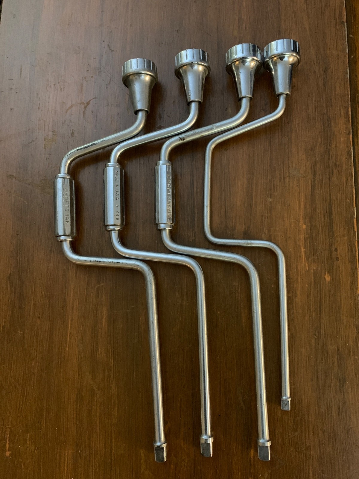 4 vintage craftsman speed wrench four 3/8 1/2 drive