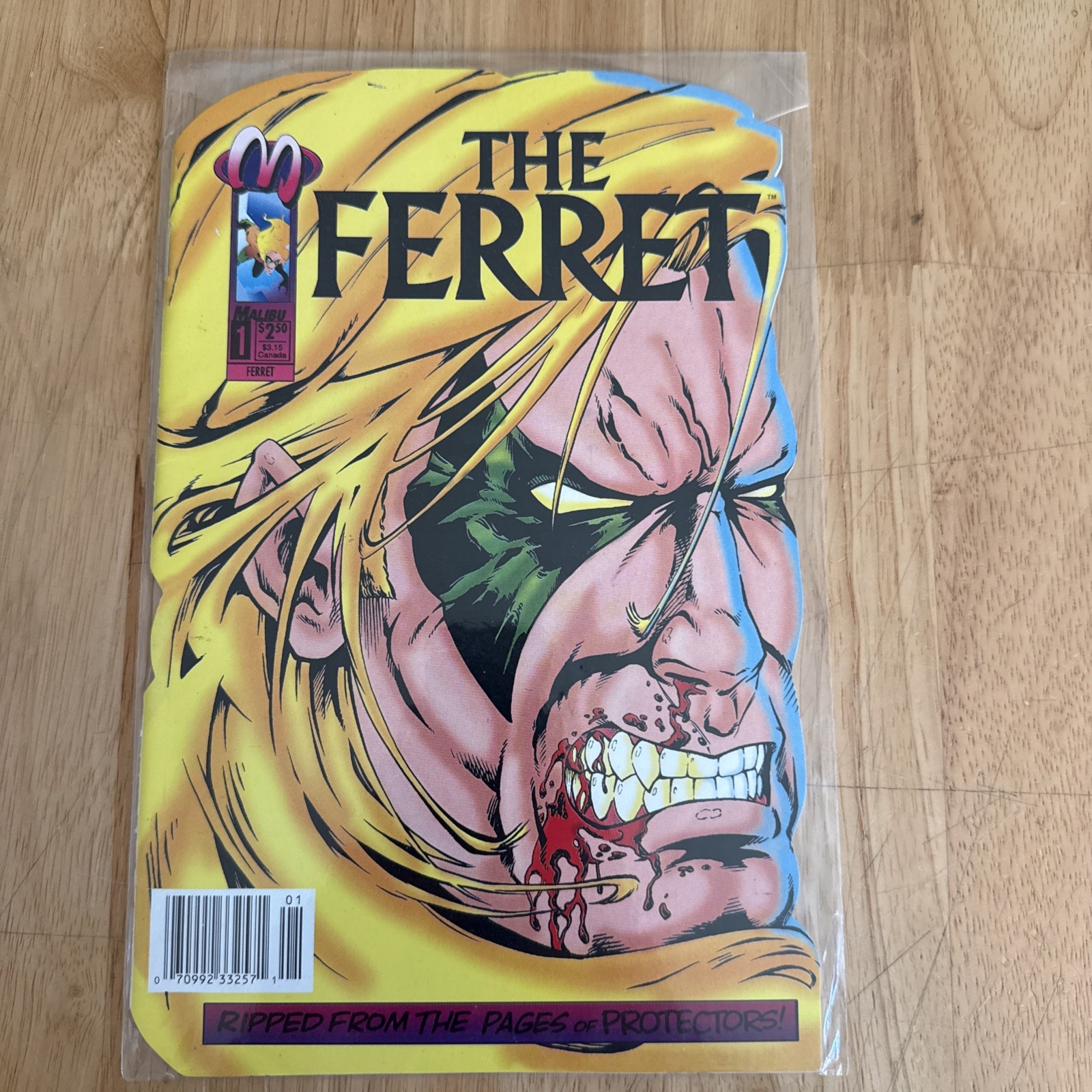 The Ferret #1 Malibu Comics 1993 Die Cut Comic