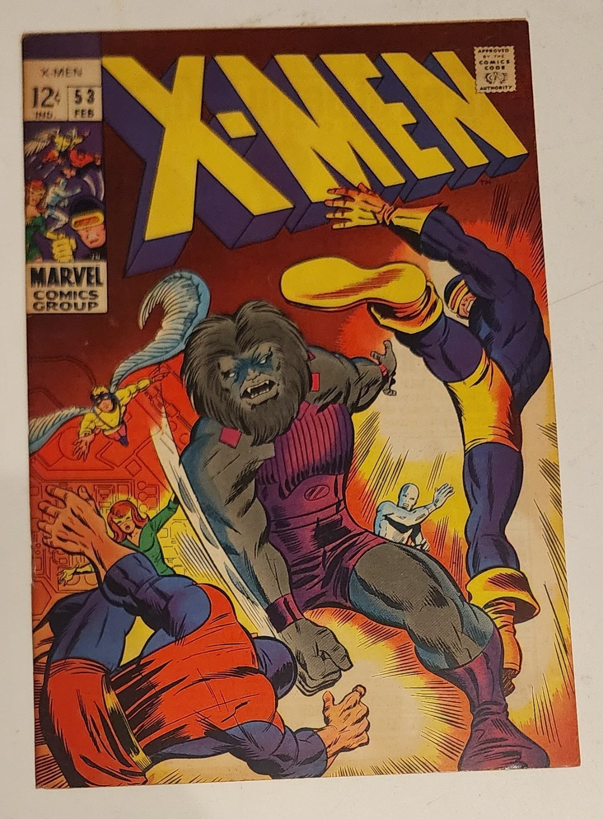 X-MEN #53 FIRST BLASTAAR BARRY SMITH ART. GLOSSY 8.0/8.5 1965