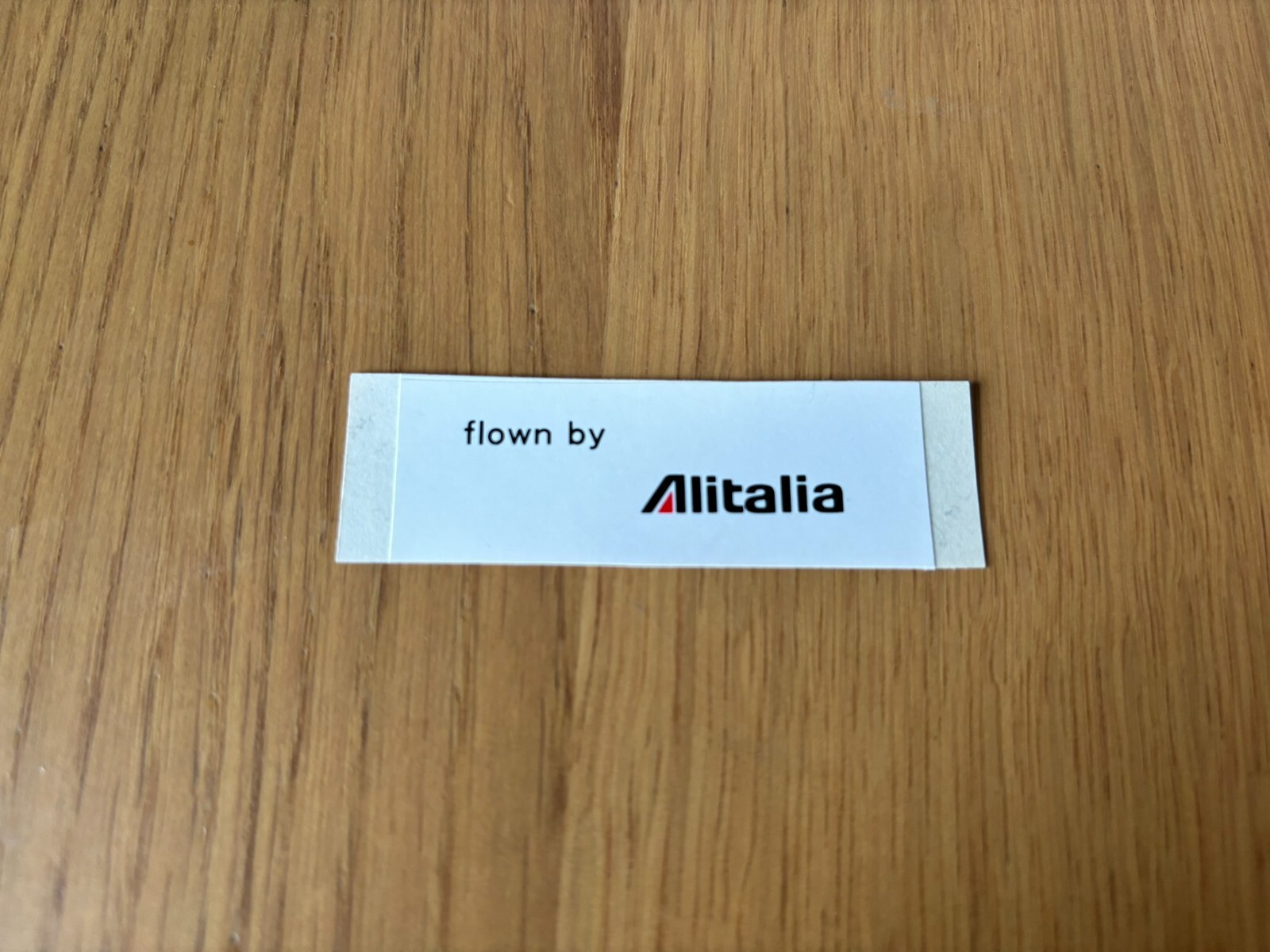 ALITALIA STICKER ALITALIA STICKER