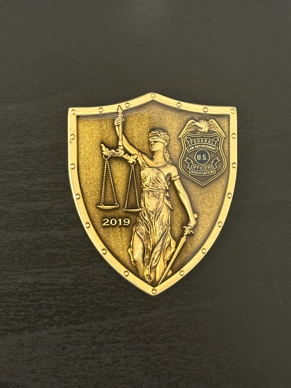 2019 Federal Law Enforcement Officers Association (FLEOA) Challenge Coin 2019 Federal Law Enforcement Officers Association (FLEOA) Challenge Coin