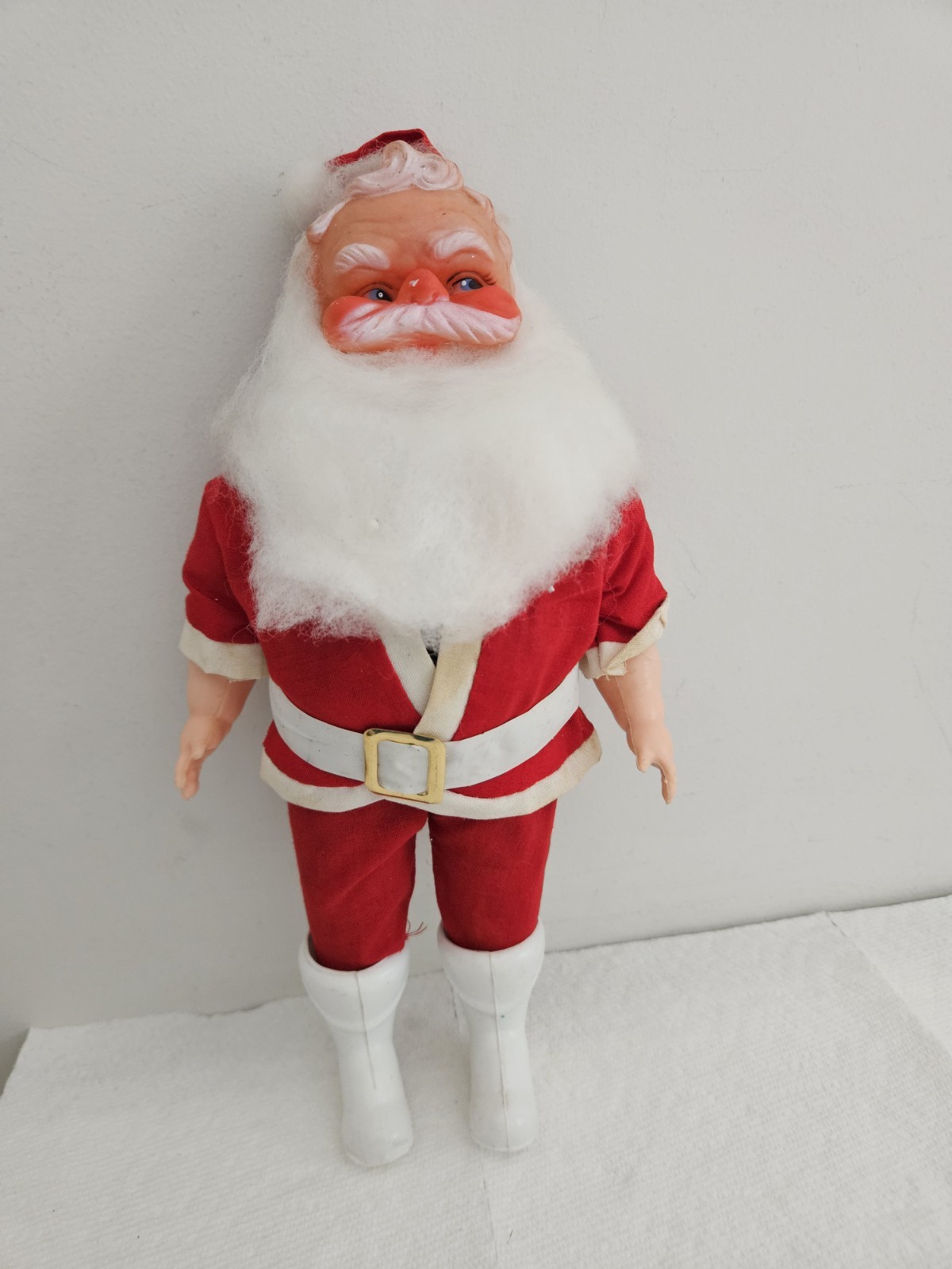 VINTAGE Santa Claus RUBBER FACE Doll 11 VINTAGE Santa Claus RUBBER FACE Doll 11