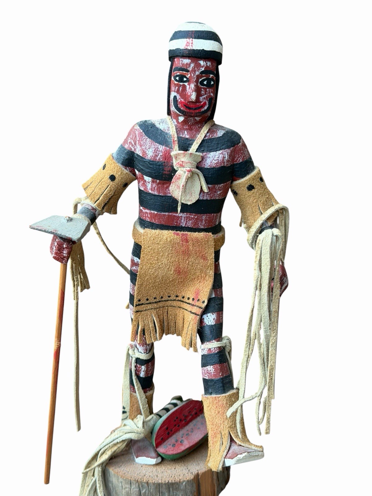 Navajo Carved Hopi Hano Clown Kachina Navajo Carved Hopi Hano Clown Kachina